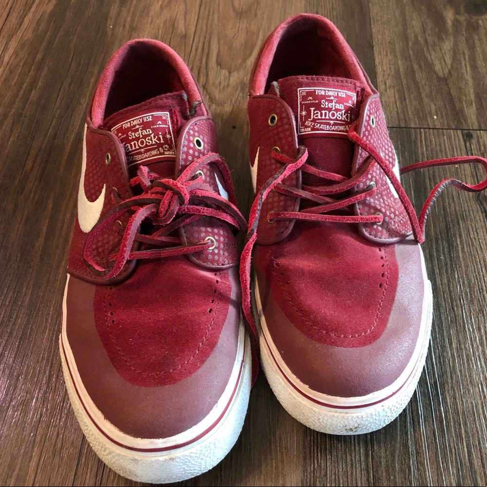 Nike SB Zoom Stefan Janoski Red Skate Shoes
